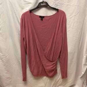Halogen Dusty Rose Wrap Light Sweater, XXL, Very Lightly Used
